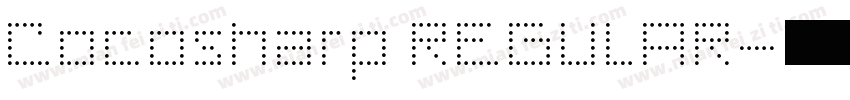 Cocosharp REGULAR字体转换